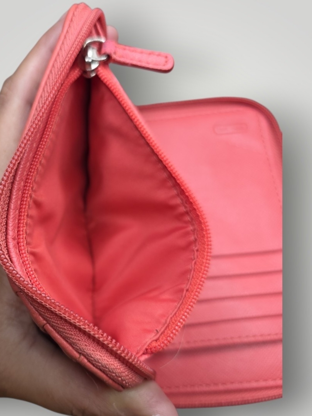 Coach Park Signature Zip Pouch Wristlet 2013 (Style F50117) Good Condition - Picture 10 of 10